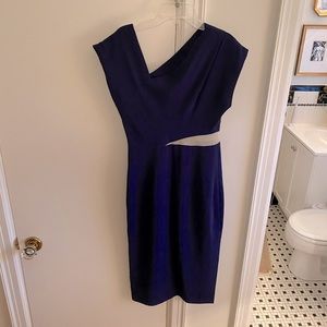 Navy blue cocktail dress